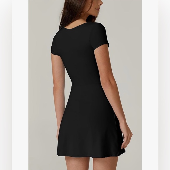 Elegant Black Mini Dress - Picture 3 of 16